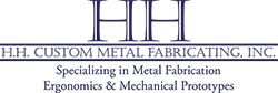 H&H Custom Metal Logo